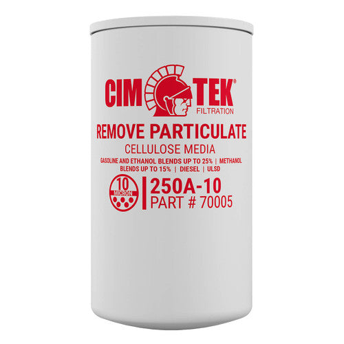 70005 1 3/8" 250A-10 10 Micron Particulate Fuel Filter