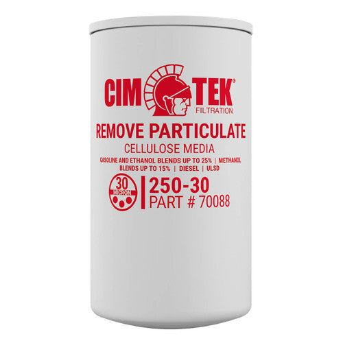 70088 1" 250-30 30 Micron Particulate Fuel Filter