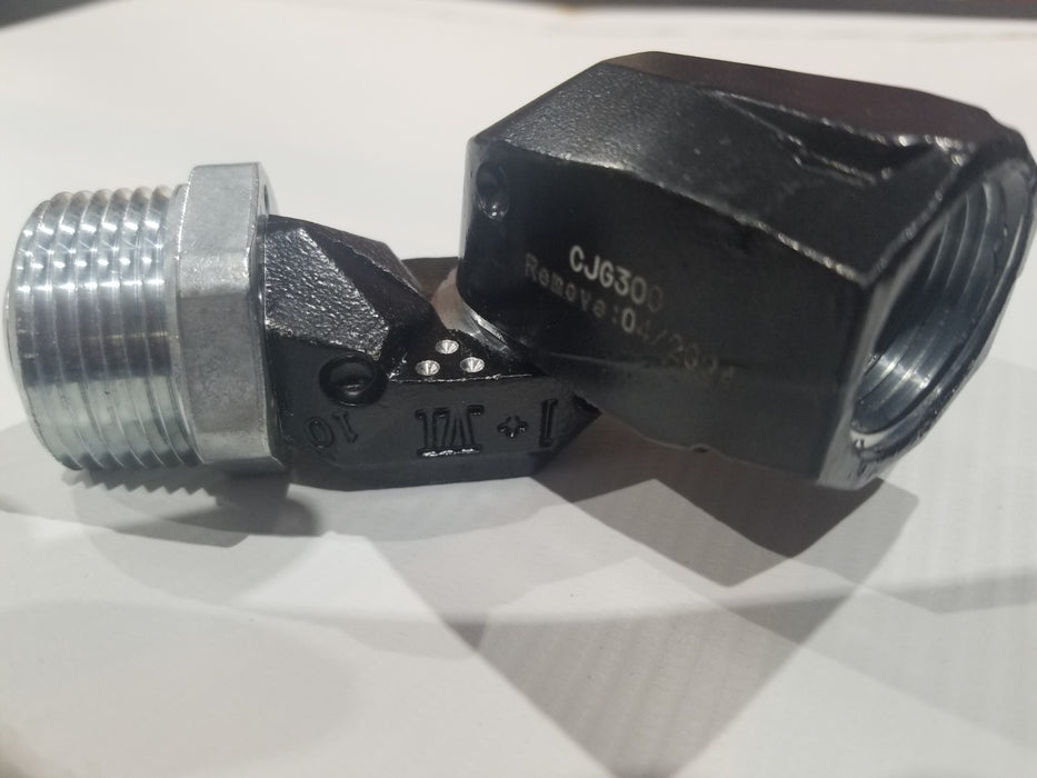 0356 1" x ¾" SWIVEL(BLACK)