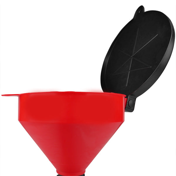 ZE798 - 4QT HEAVY-DUTY THREADED FUNNEL W/ LID