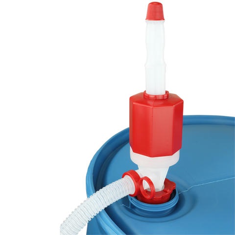 ZE369W - POLYETHYLENE/POLYPROPYLENE SIPHON DRUM PUMP WITH HOSE