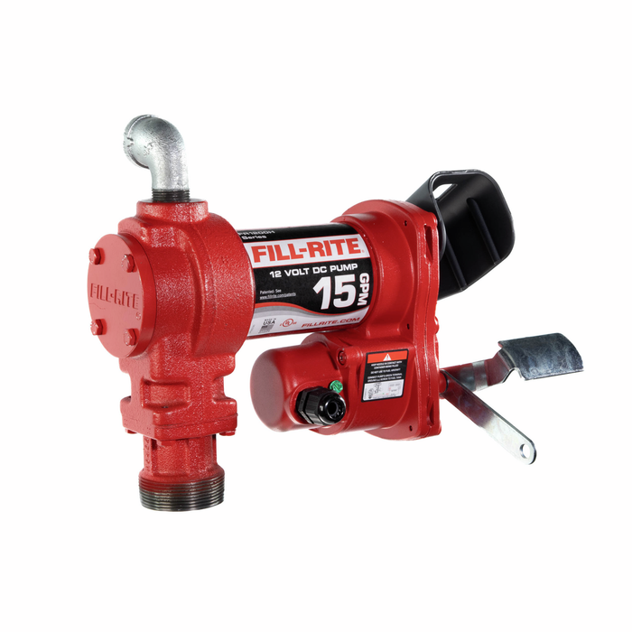 FR1204H 15 GPM, 12V DC Pump, 5' Ground Wire, No Accessories.